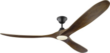 Visual Comfort & Co. Fan Collection 3MAVR70BKD - Maverick 70" LED Ceiling Fan